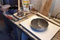 P��prava le�t�c� podlo�ky.